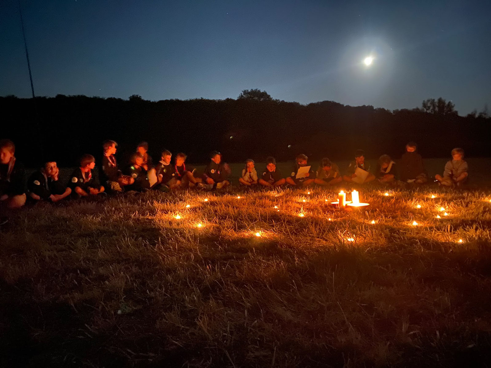 Réunion autour du feu